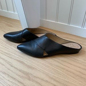 Naturalizer Black Leather Mule